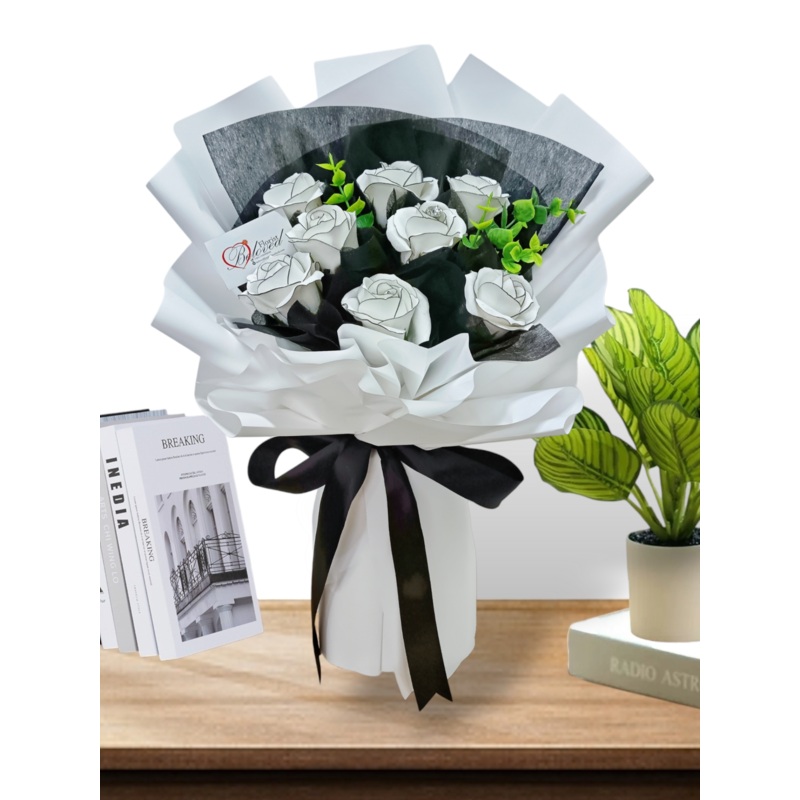 EyeLiner Soap Rose Bouquet Artificial Flower (Klang Valley Delivery)