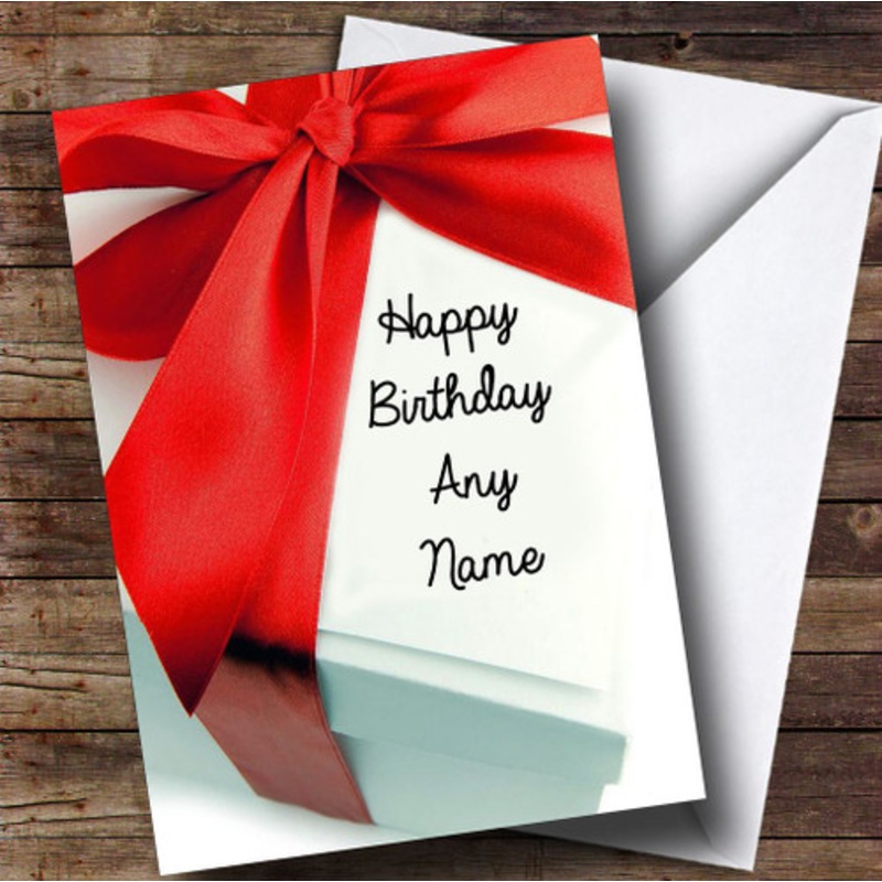 Special Gift Box Romantic Personalised Birthday Card – The Card Zoo