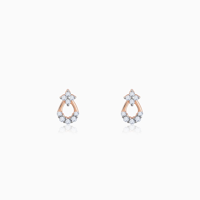 Rose Gold Blissful Dreams Diamond Earrings