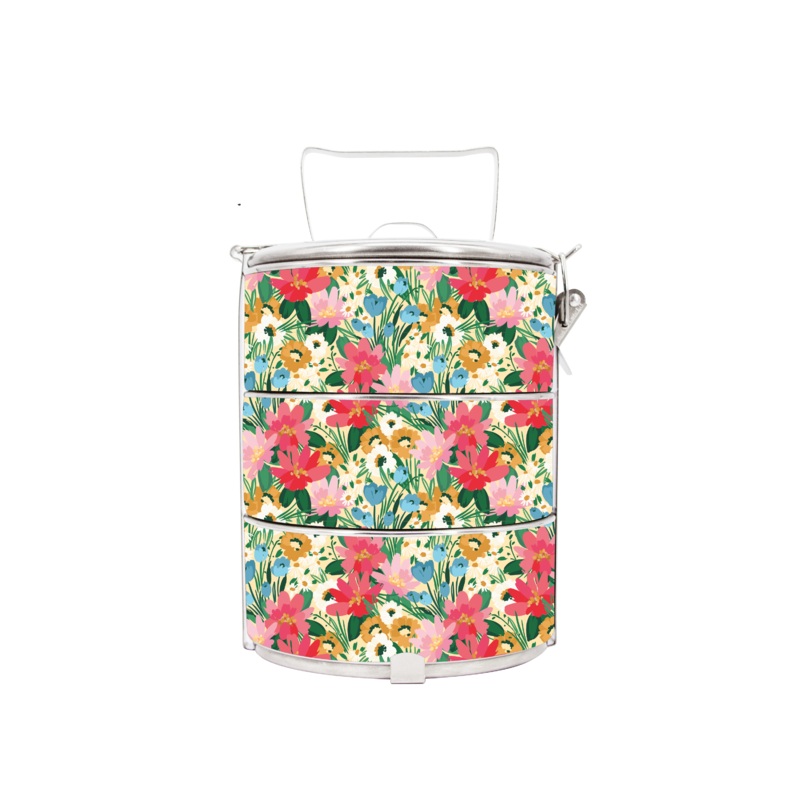 BDARI Tiffin Carrier – Blooming Meadow (Nationwide Delivery)
