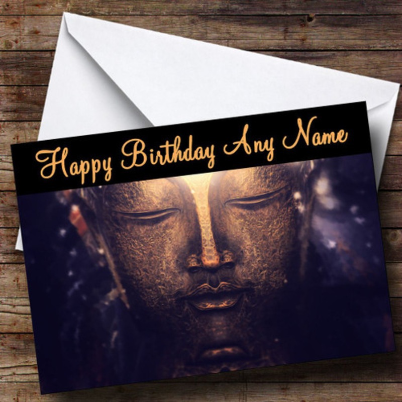 Buddha Personalised Birthday Card – The Card Zoo