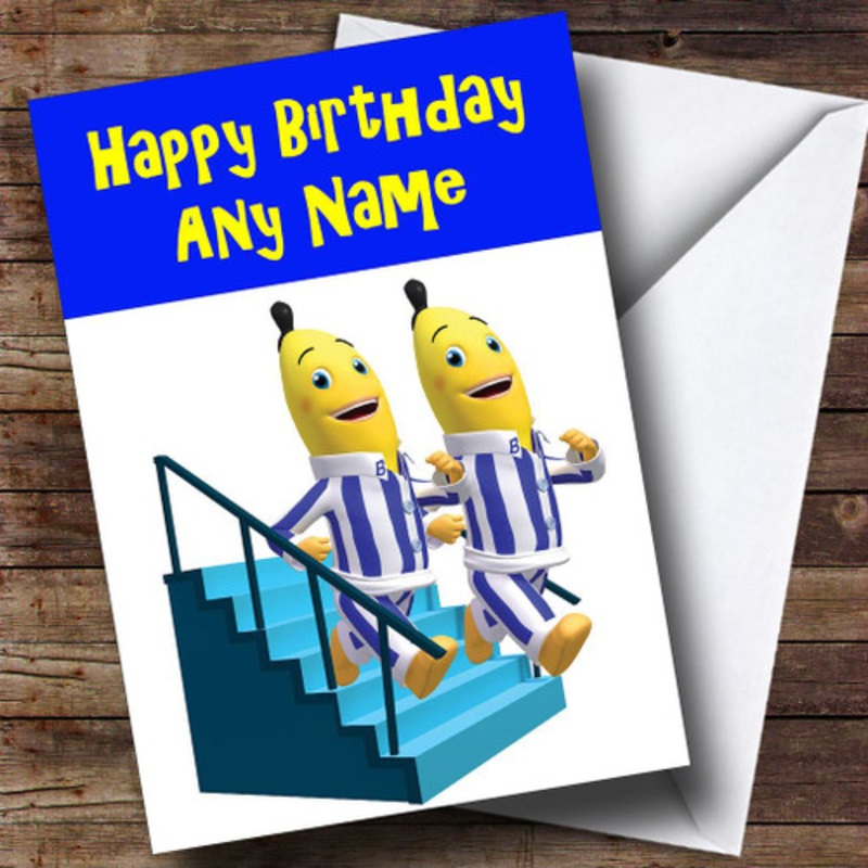Bananas In Pyjamas Personalised Birthday Card – The Card Zoo
