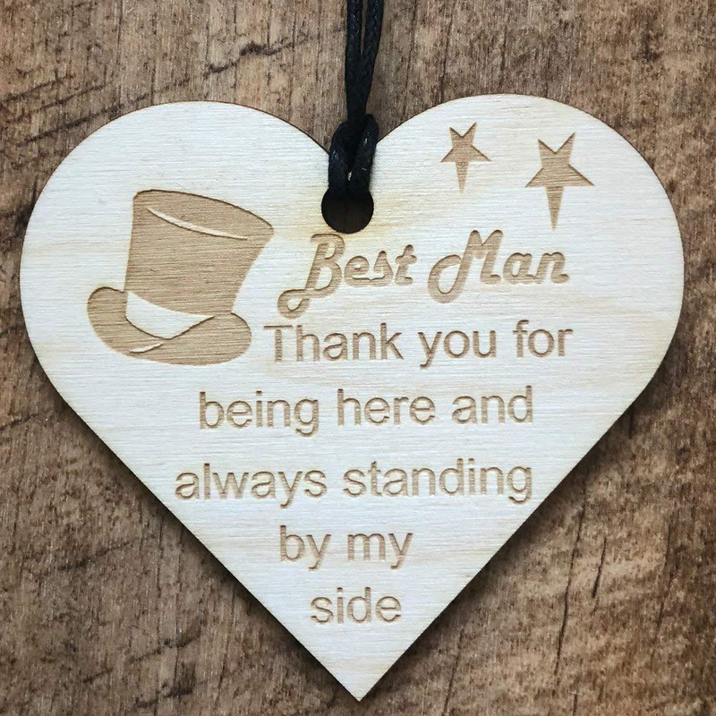Best Man Wooden Plaque Gift