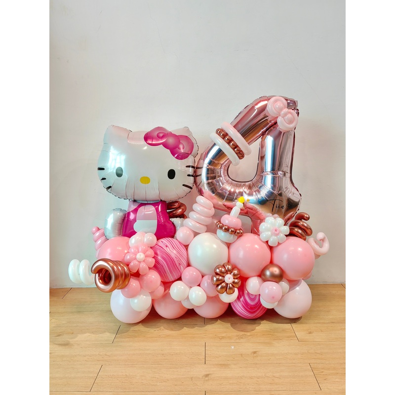 Simple H Kitty Theme Balloon Marquee (Klang Valley Delivery)