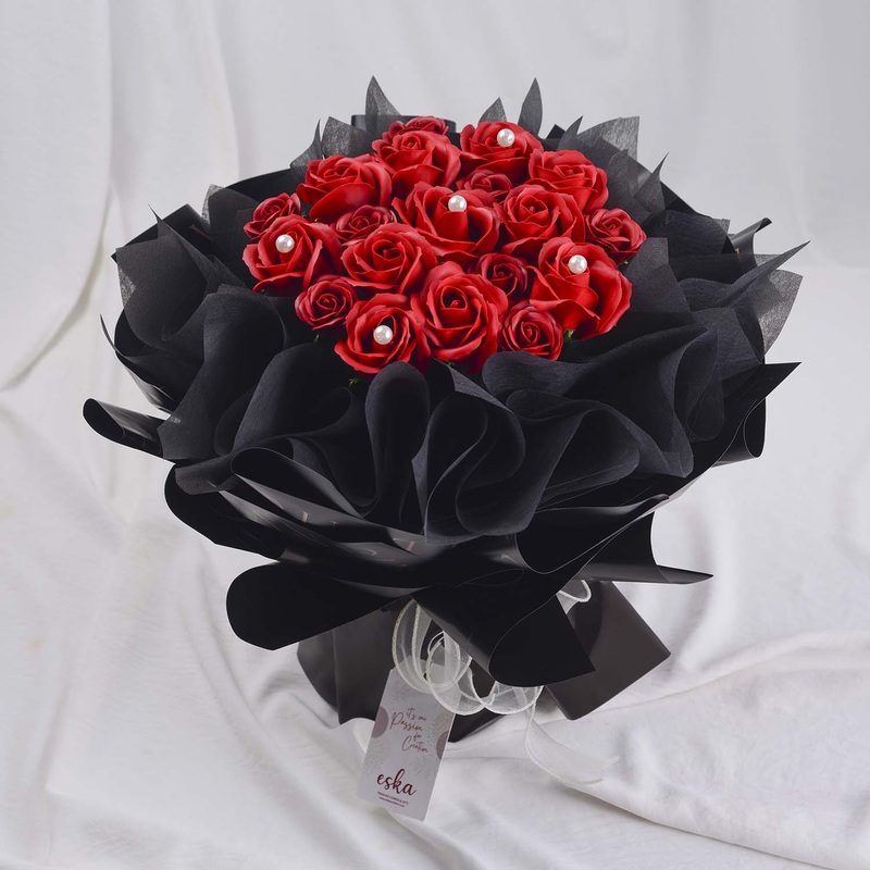 Timeless Valentines Roses (Soap Flowers)