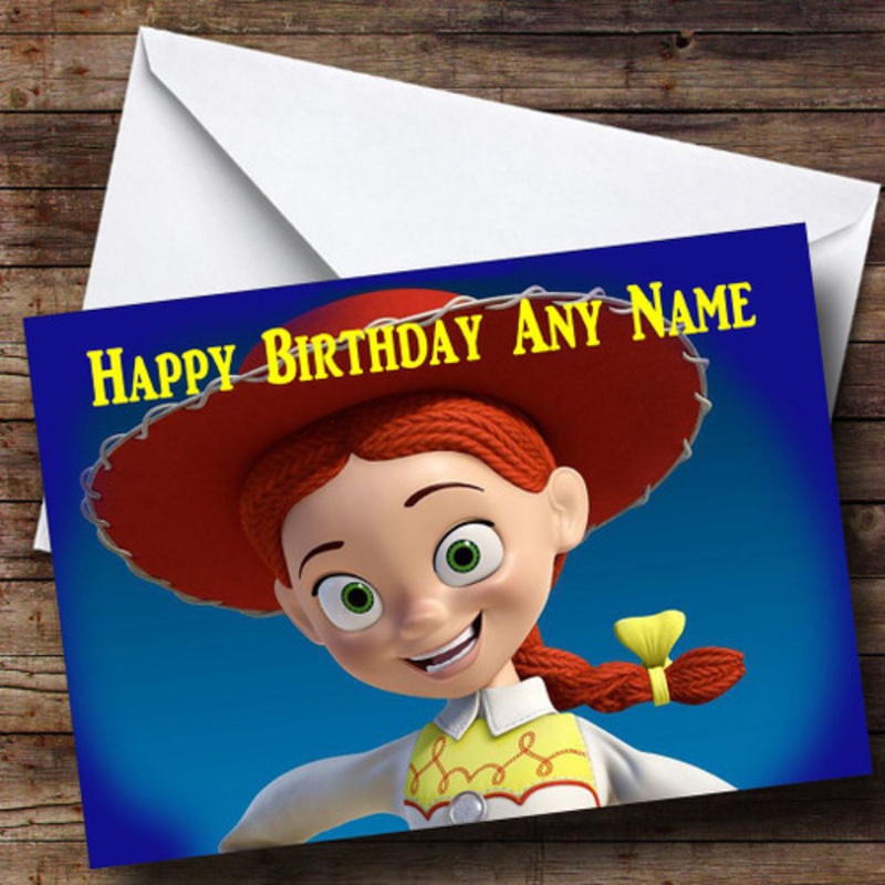 Toy Story Jessie Personalised Birthday Card – The Card Zoo