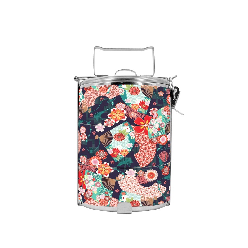 BDARI Tiffin Carrier – Blue Fan (Nationwide Delivery)