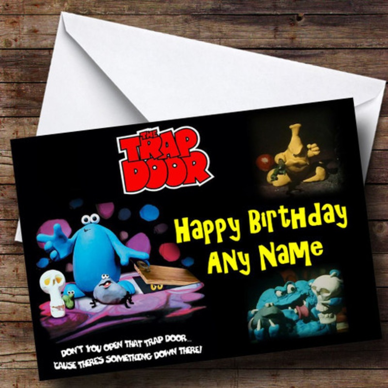 Trap Door Personalised Birthday Card – The Card Zoo