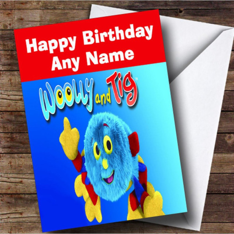 Woolly And Tig Personalised Children’s Birthday Card – The Card Zoo
