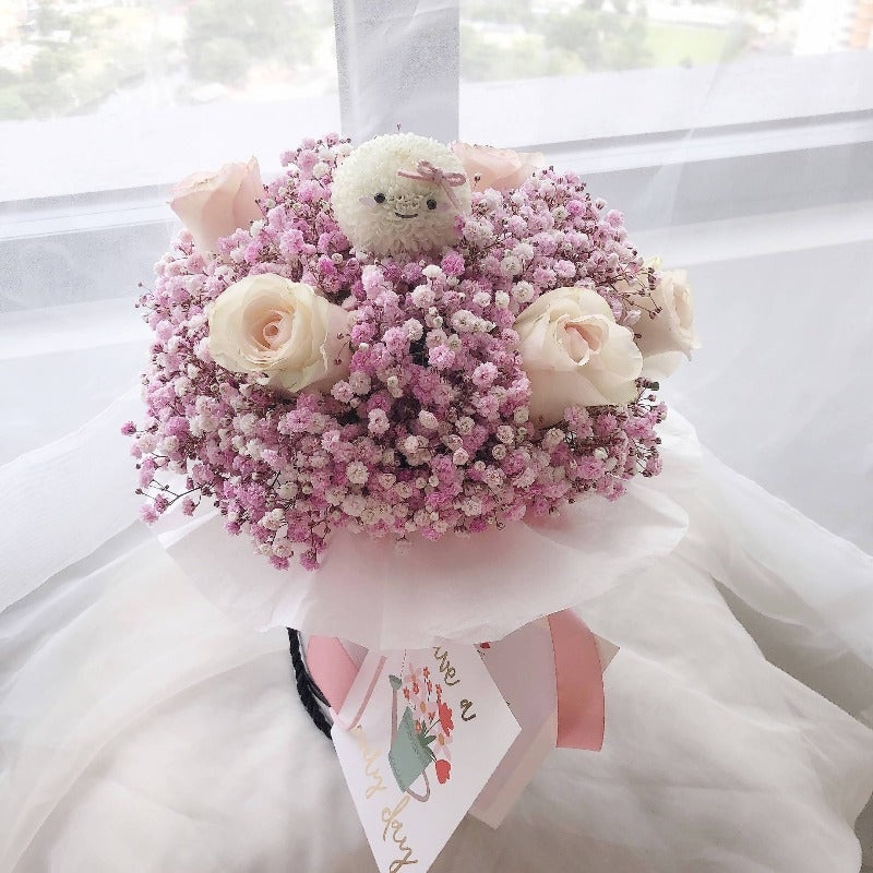Baby Breath Mixed Roses (M)|Zone A|Zone B|Zone C|Zone D|Zone E|Zone F|Zone G|Zone H|Zone I