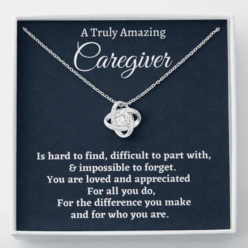 Caregiver Necklace Gift, Appreciation Gift For A Caregiver, Necklace Gift For Women