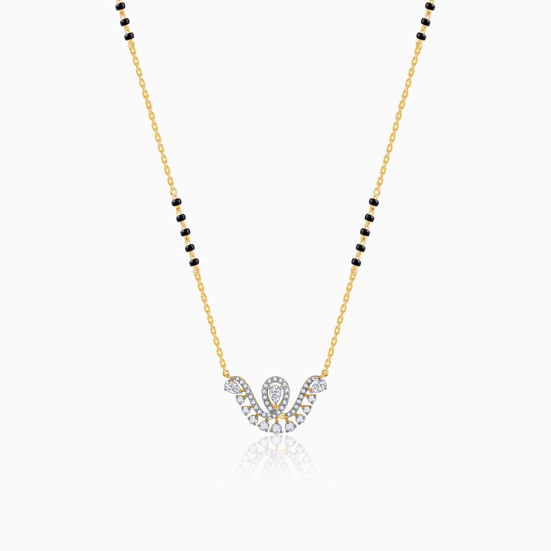 Gold Monica Diamond Mangalsutra