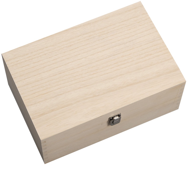 Wholesale Trade Pack of 4 – 30cm x 20cm x 13cm Wooden Craft Storage Boxes