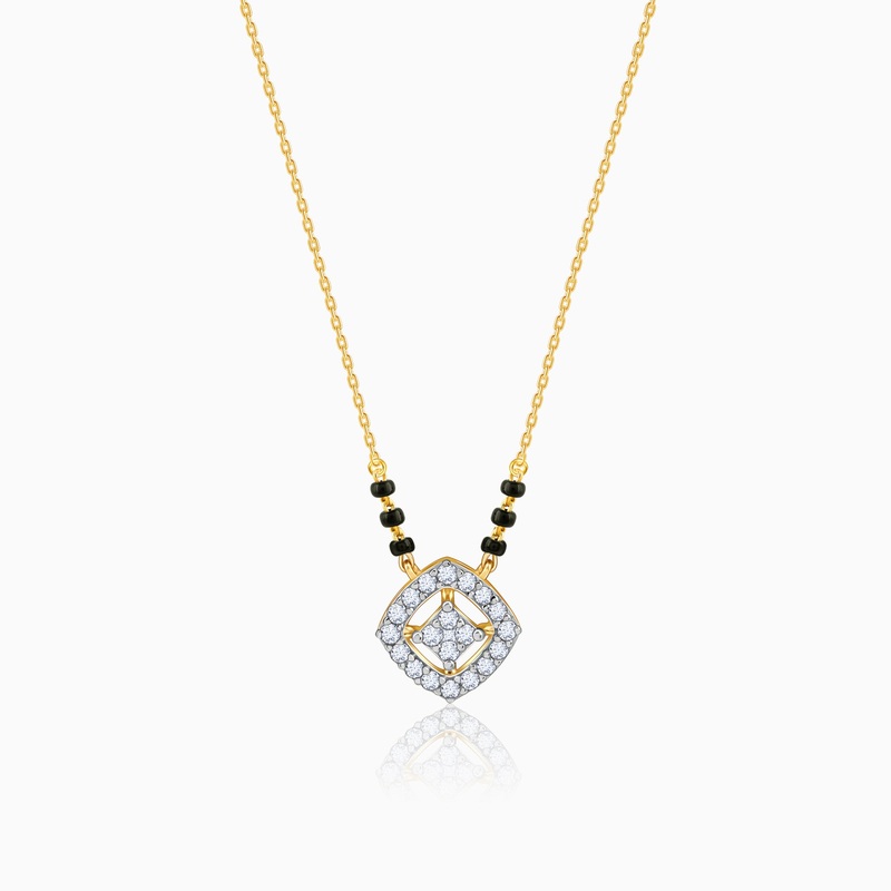 Gold Neha Diamond Mangalsutra