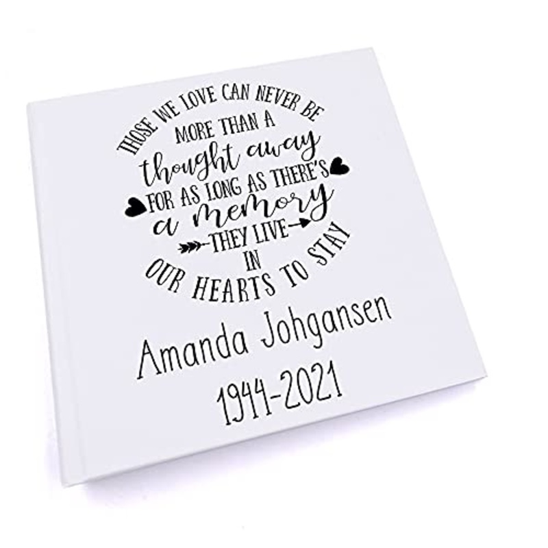 Personalised Those we love memorial remembrance Photo Album
