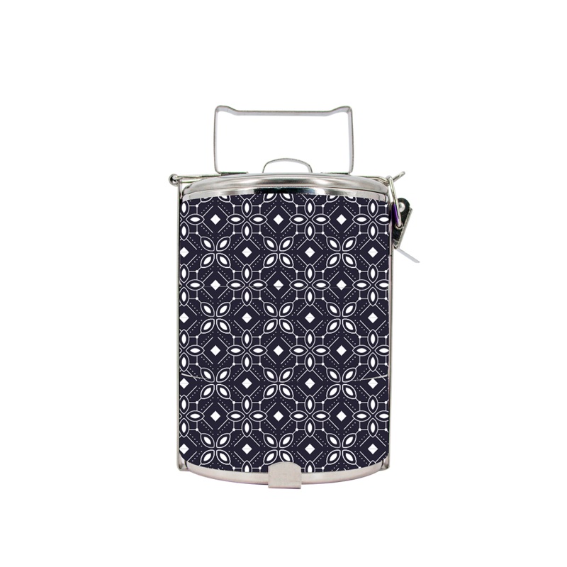 BDARI Tiffin Carrier – Black Batik 2 (Nationwide Delivery)