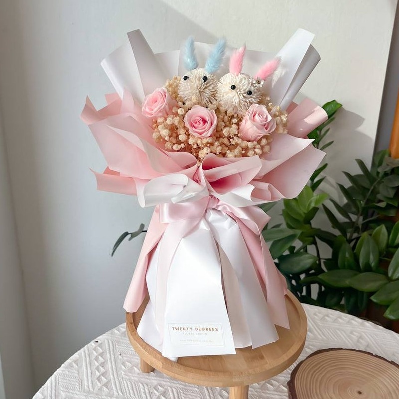 Juniper Preserved Flower Bouquet (Klang Valley Delivery)