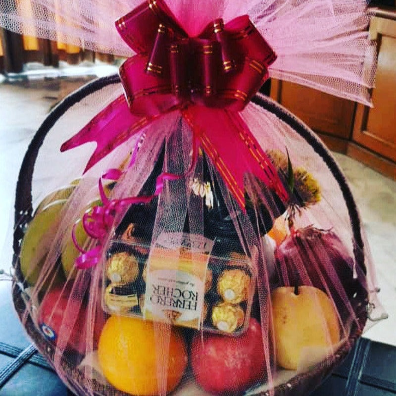 Deluxe VIP Luxury Fruit Basket (On-Demand Delivery)
