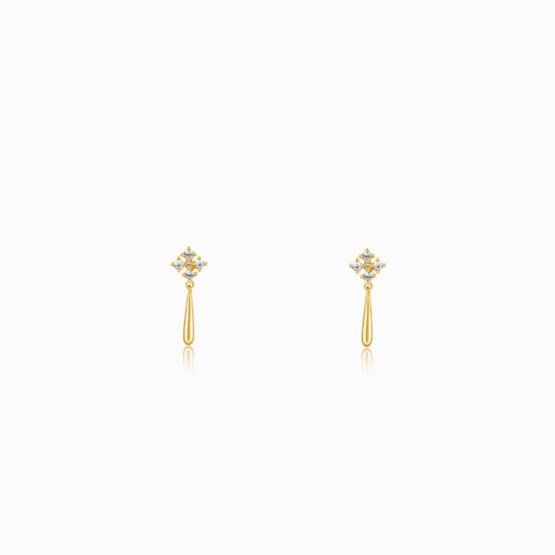Golden Classy Drop Earrings