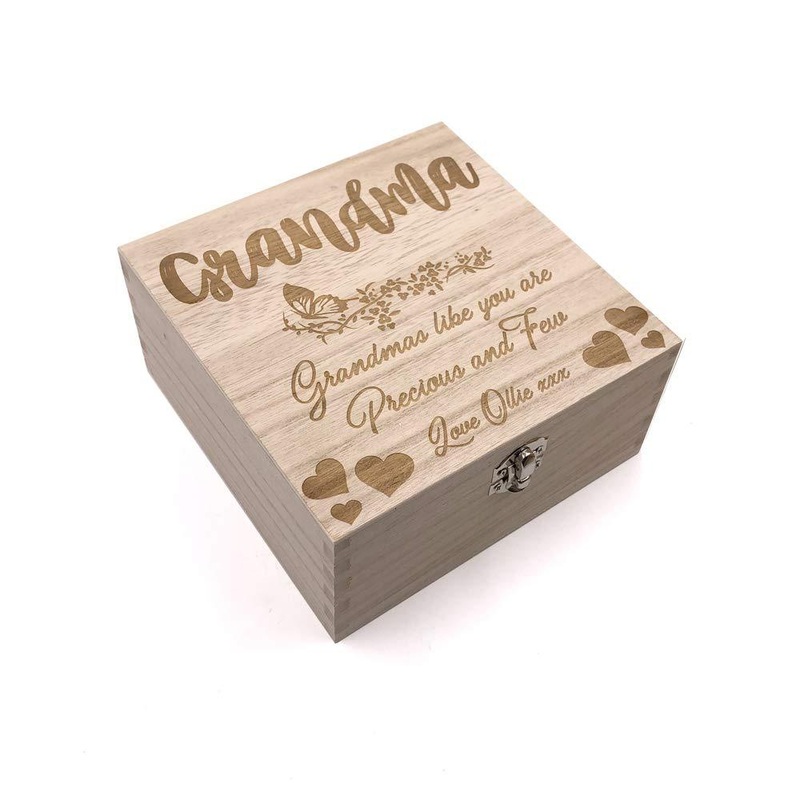 Grandma Gift Personalised Keepsake Box or Photo Box Gift
