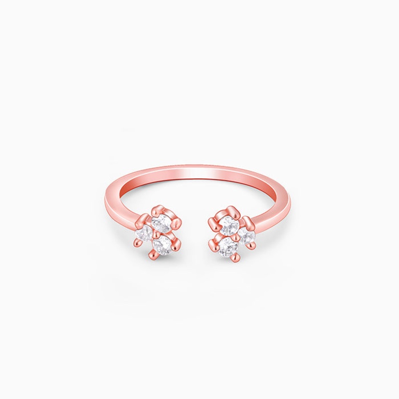 Rose Gold Brahma Kamal Ring