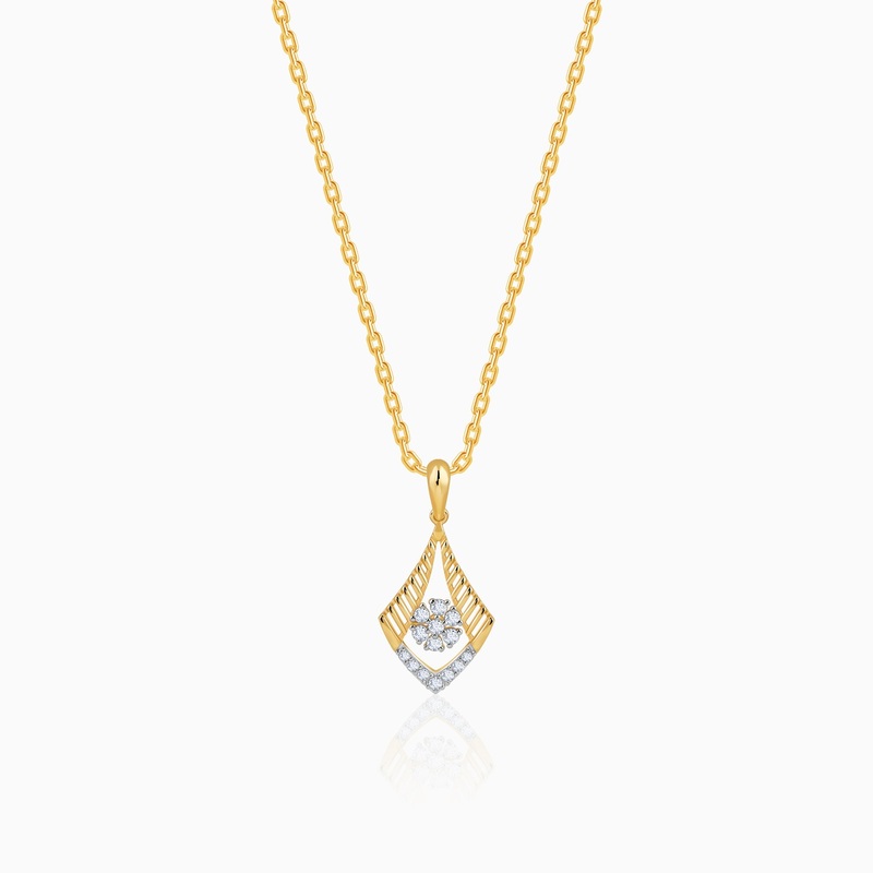 Gold Solace Lab Grown Diamond Pendant