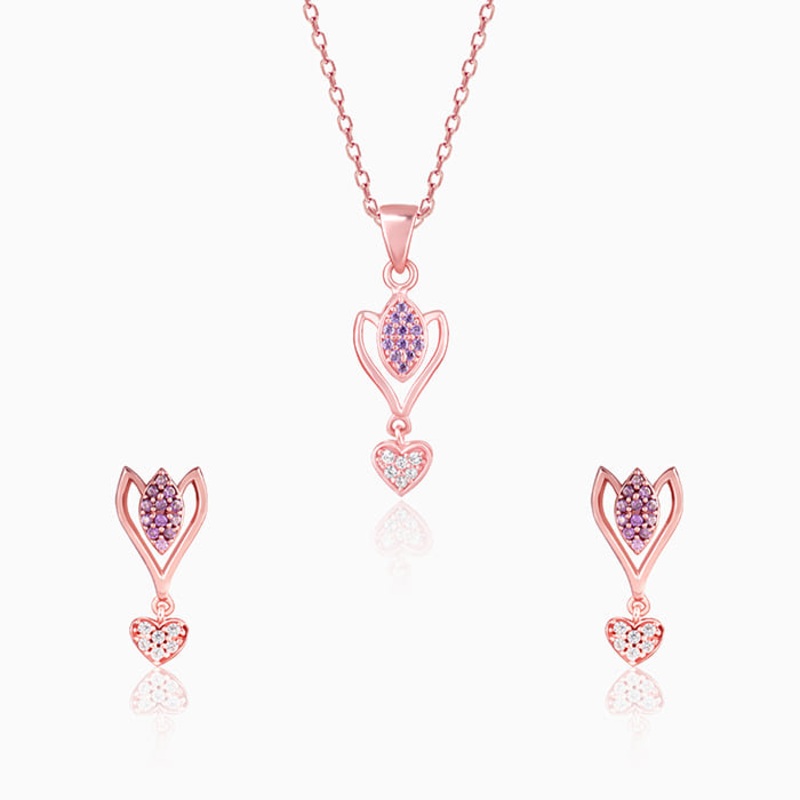 Rose Gold Crocus Grace Set