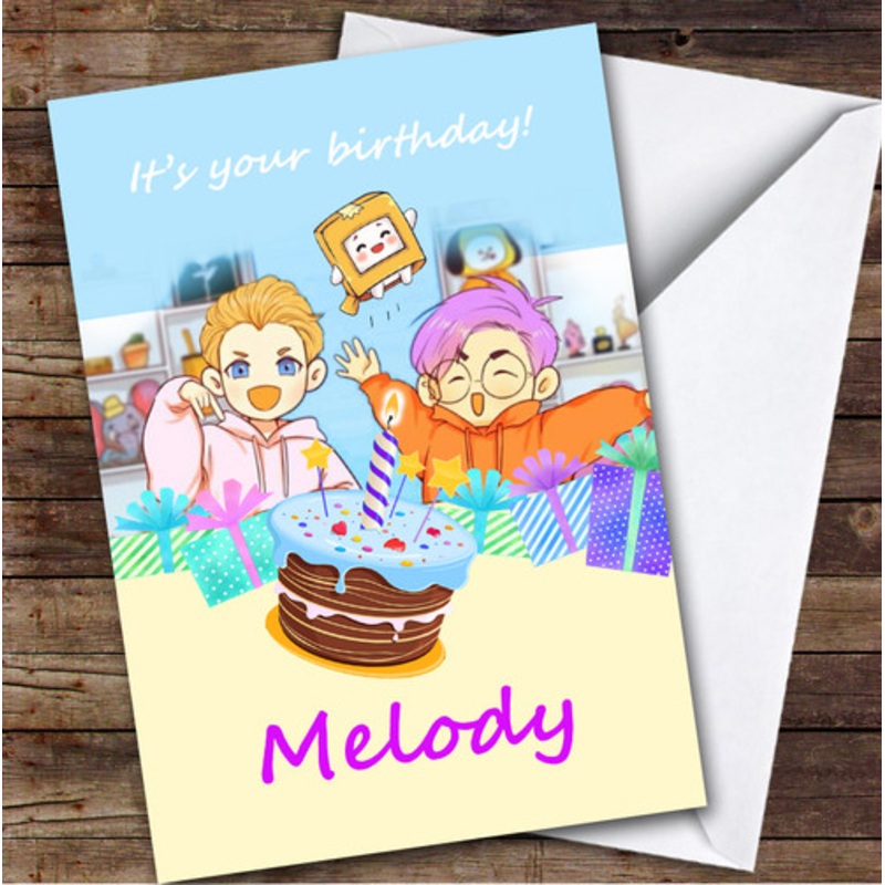 Its Your Birthday Lankybox Personalised Kids Children’s Birthday Card – The Card Zoo
