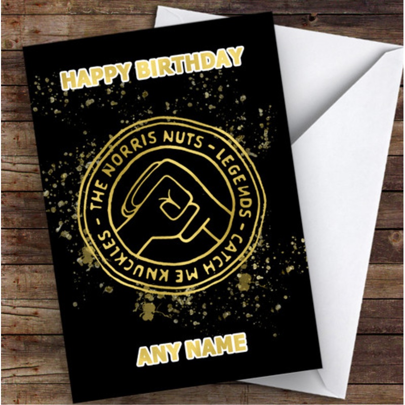 Norris Nuts YouTuber Catch Me Knuckles Children’s Personalised Birthday Card – The Card Zoo