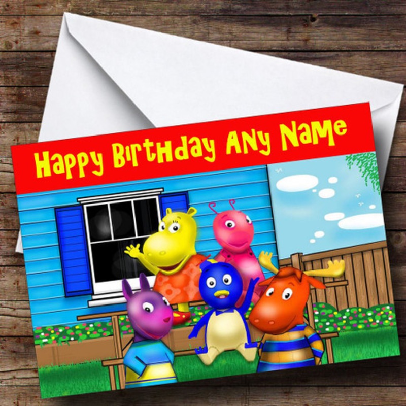 The Backyardigans Personalised Birthday Card – The Card Zoo