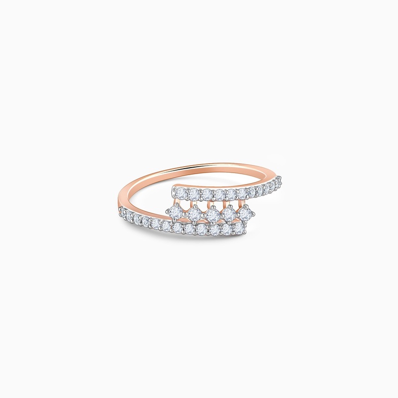 Rose Gold Everlasting Diamond Ring