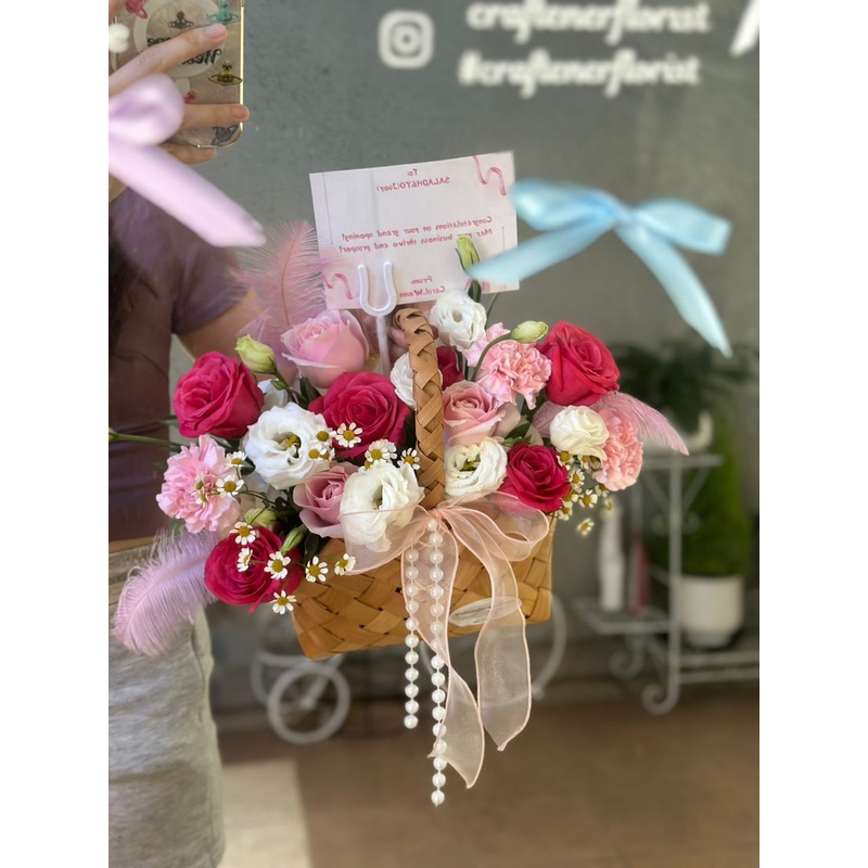 Blessings to Launch Flower Basket (Klang Valley Delivery)