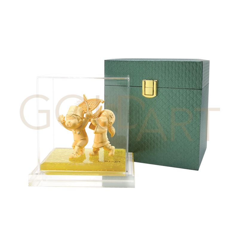 Joyful Happiness | Luxury Gift 99.9% 24K Gold Plated | (Nationwide Delivery)