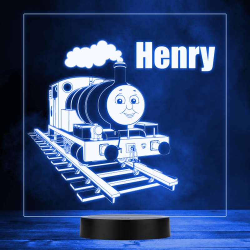 Percy Train Thomas The Tank Engine Kid’s TV Personalised Multicolour Night Light – The Card Zoo