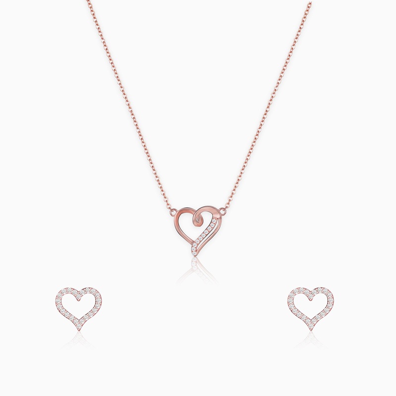 Rose Gold Queen of Hearts Set