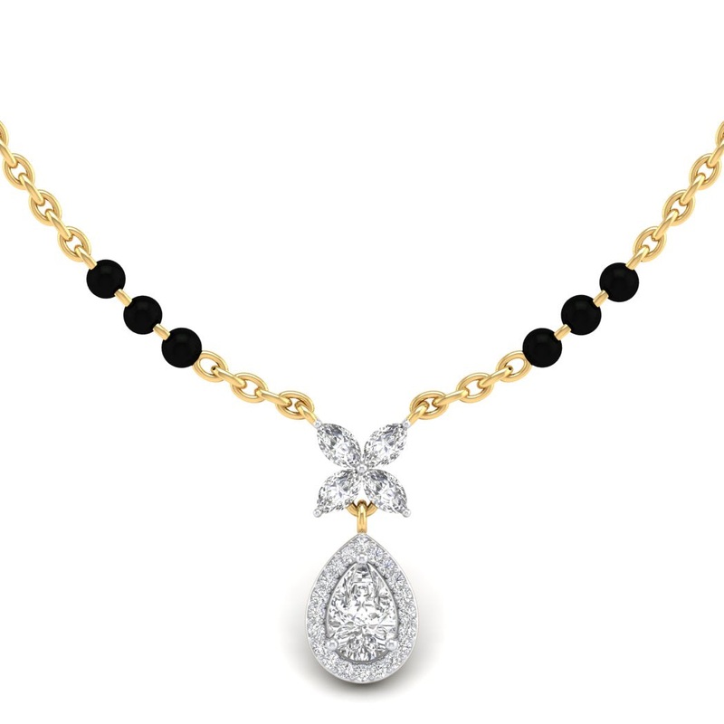 Gold Radhika Diamond Mangalsutra