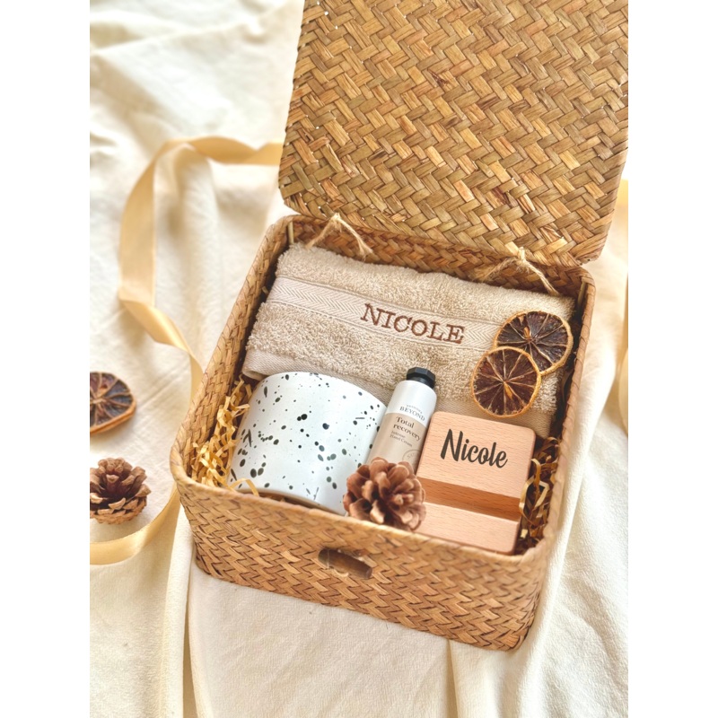 Rattan Retreat | Customizable Mug, Face Towel, Phone Holder & Hand Cream (Nationwide Delivery)