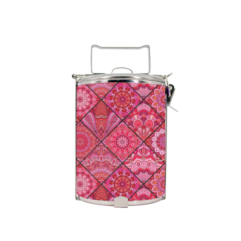 BDARI Tiffin Carrier – Boho Pink (Nationwide Delivery)