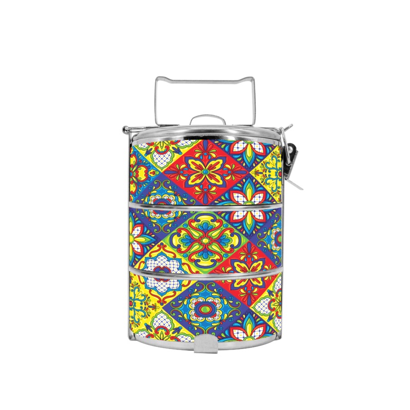 BDARI Tiffin Carrier – Italian Pottery (Nationwide Delivery)