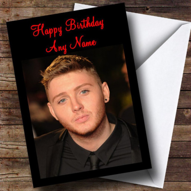 James Arthur Personalised Birthday Card – The Card Zoo