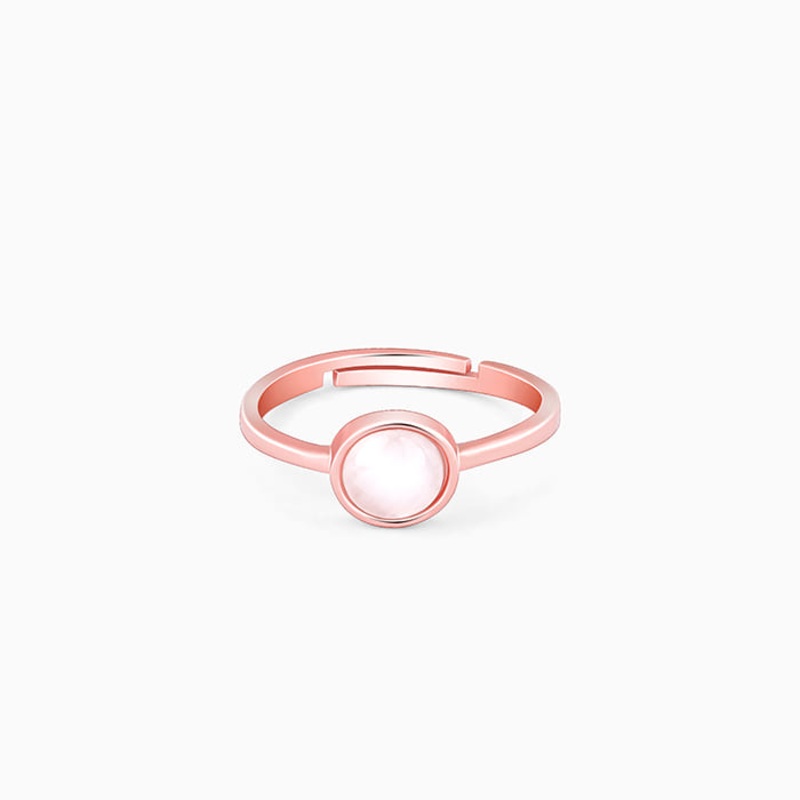 Rose Gold Blush Pink Ring
