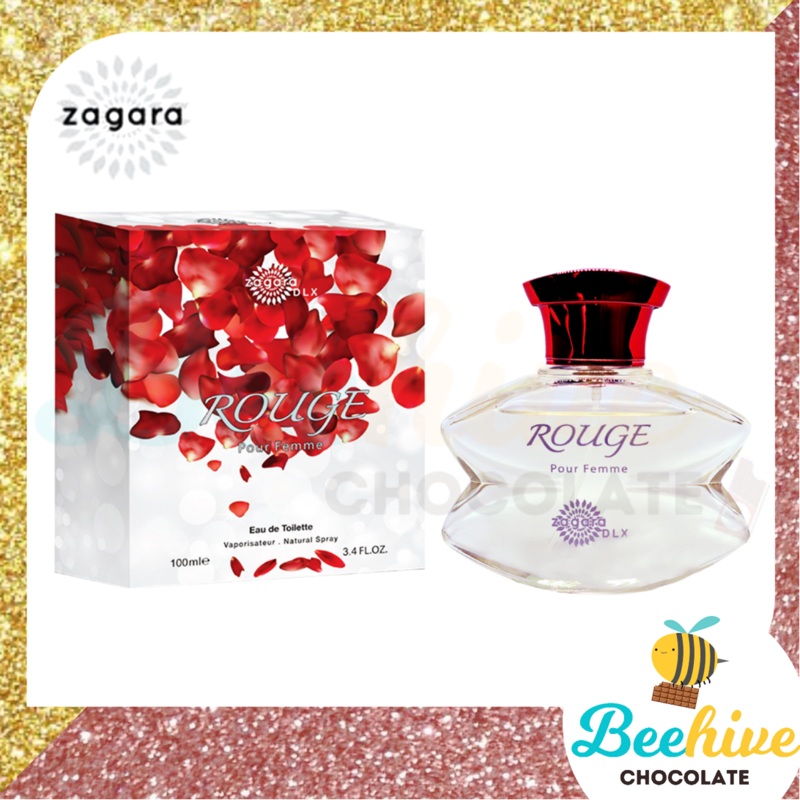 Zagara Dlx Rouge Perfume For Women EDT 100ml (West Malaysia Delivery Only)