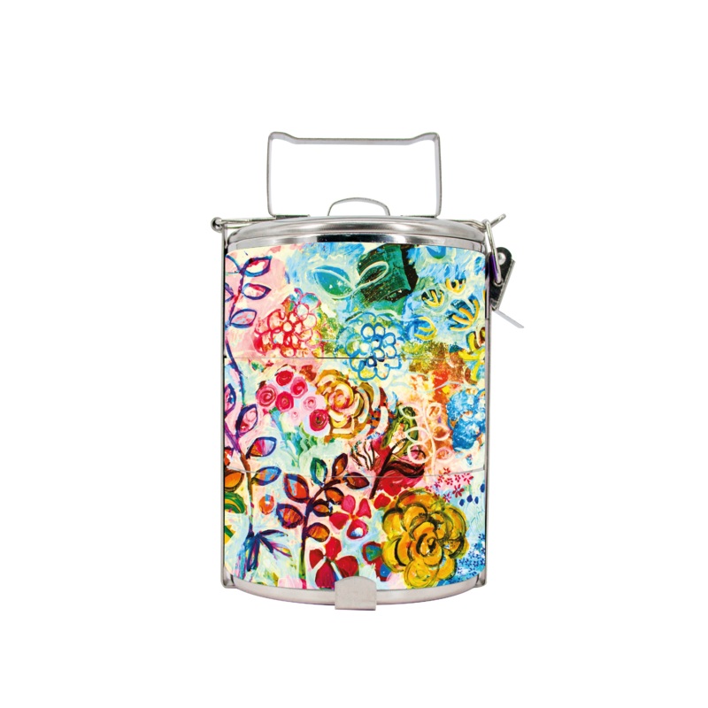 BDARI Tiffin Carrier – Contrary Floral (Nationwide Delivery)