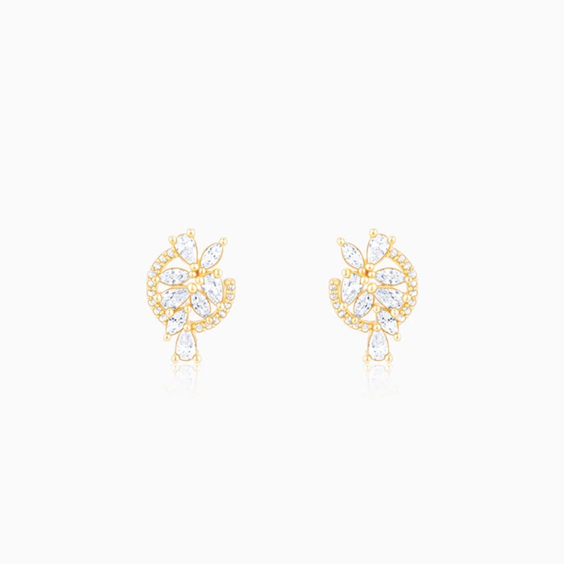 The White Periwinkle Earrings