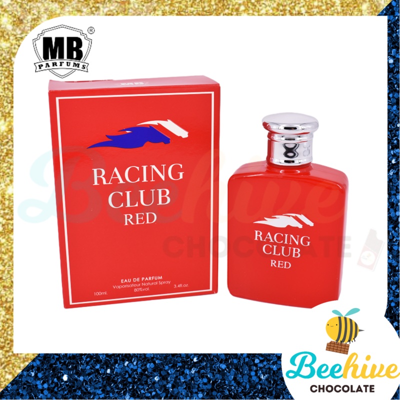 MB Parfums Racing Club Red Perfume For Men EDP 100ml (West Malaysia Delivery Only)