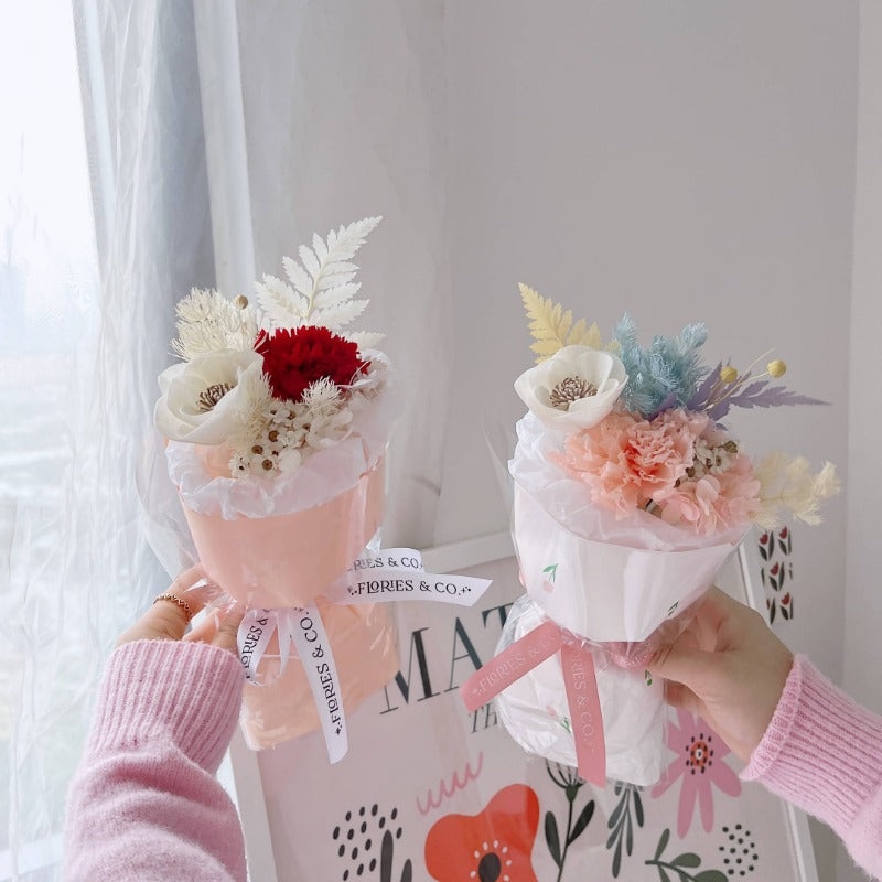 Mini Preserved Carnation Bouquet