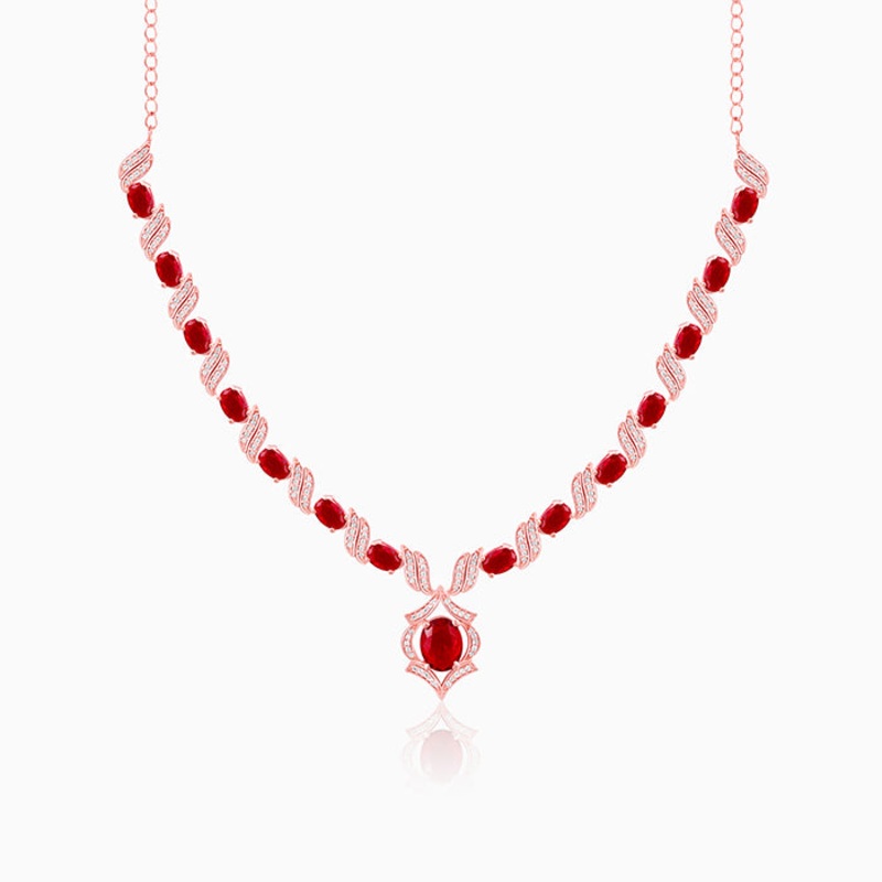 Rose Gold Pretty Woman Necklace