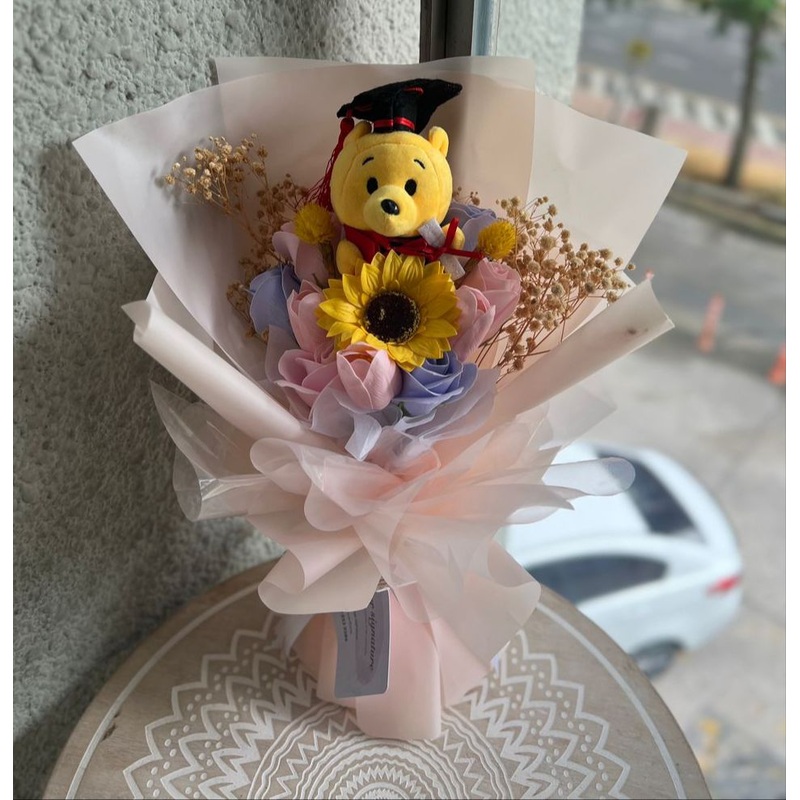 Celebrate Graduation, Flowers Dance Soap Bouquet (Klang Valley Delivery)
