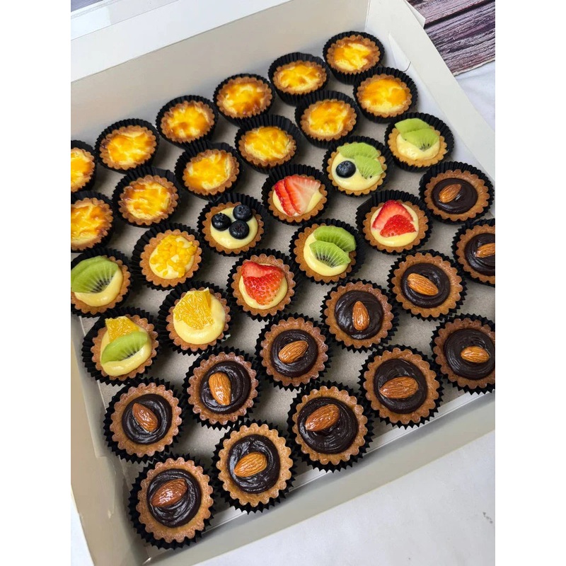 Party Set Mini Tarts- 3 Flavours! (Klang Valley Delivery)