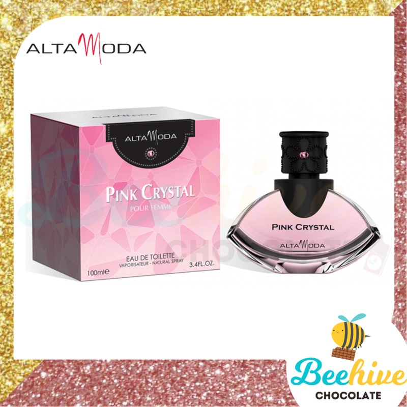Alta Moda Pink Crystal Perfume For Women EDT 100ml (West Malaysia Delivery Only)